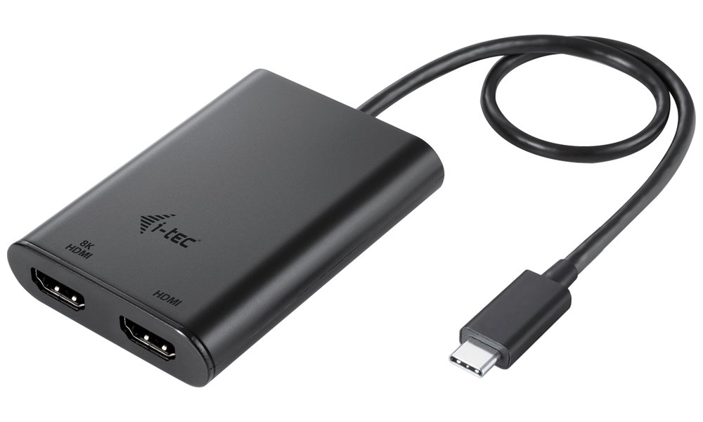 I-tec USB-C Dual 4K/60Hz (single 8K/30Hz) HDMI Video Adapter C31DUAL4K60HDMI