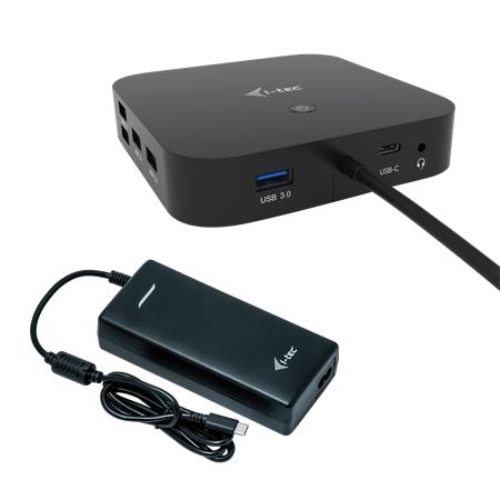 i-tec USB-C HDMI DP Docking Station with Power Delivery 100 W + i-tec Universal Charger 112W C31HDMIDPDOCKPD100