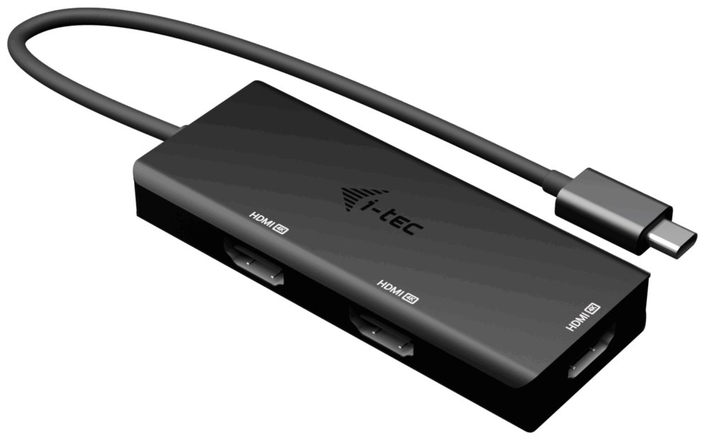 i-tec USB-C Triple 4K HDMI Video Adapter, Power Delivery 100W C31TRIPLE4KHDMIPD