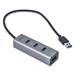 I-TEC USB HUB METAL/ 4 porty/ USB 3.0/ pasivní/ šedý U3HUBMETAL403