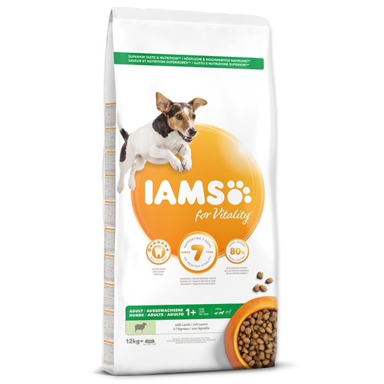 Iams Dog Adult Small & Medium Lamb 12Kg 8710255154015