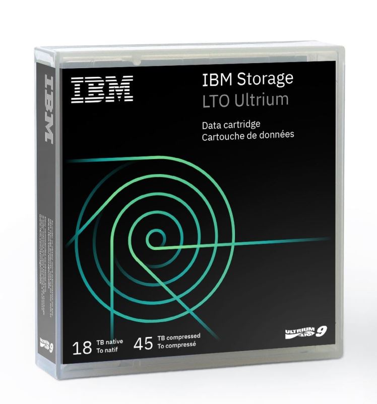 IBM LTO9 Ultrium 18TB/45TB RW Data Cartridge 02XW568