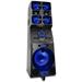 iDANCE MEGABOX MB-8000/ BT repro/ 1000W/ LED/ USB/ MP3/ DO/ 2x MIC