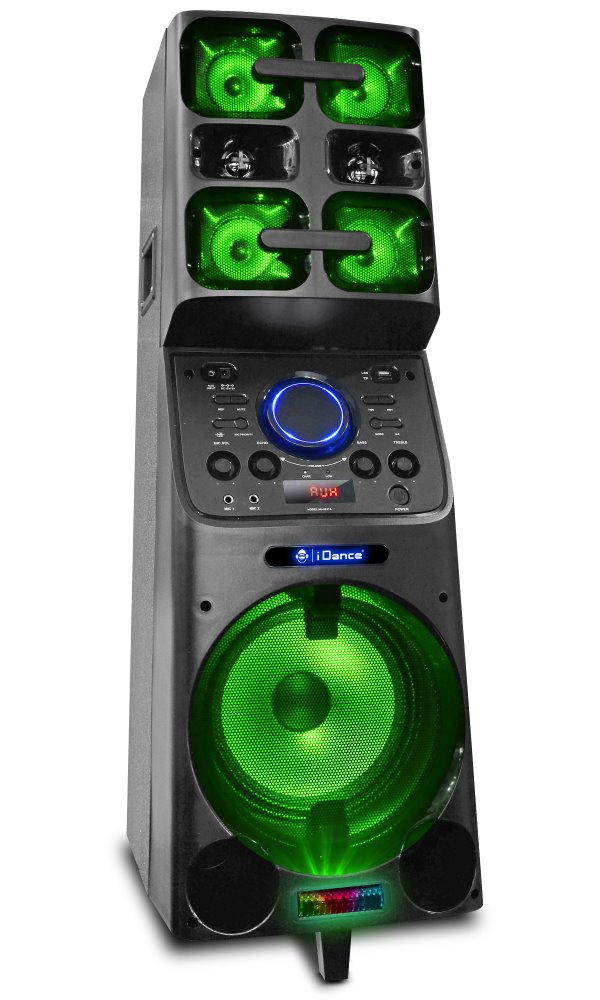 iDANCE MEGABOX MB-8000/ BT repro/ 1000W/ LED/ USB/ MP3/ DO/ 2x MIC