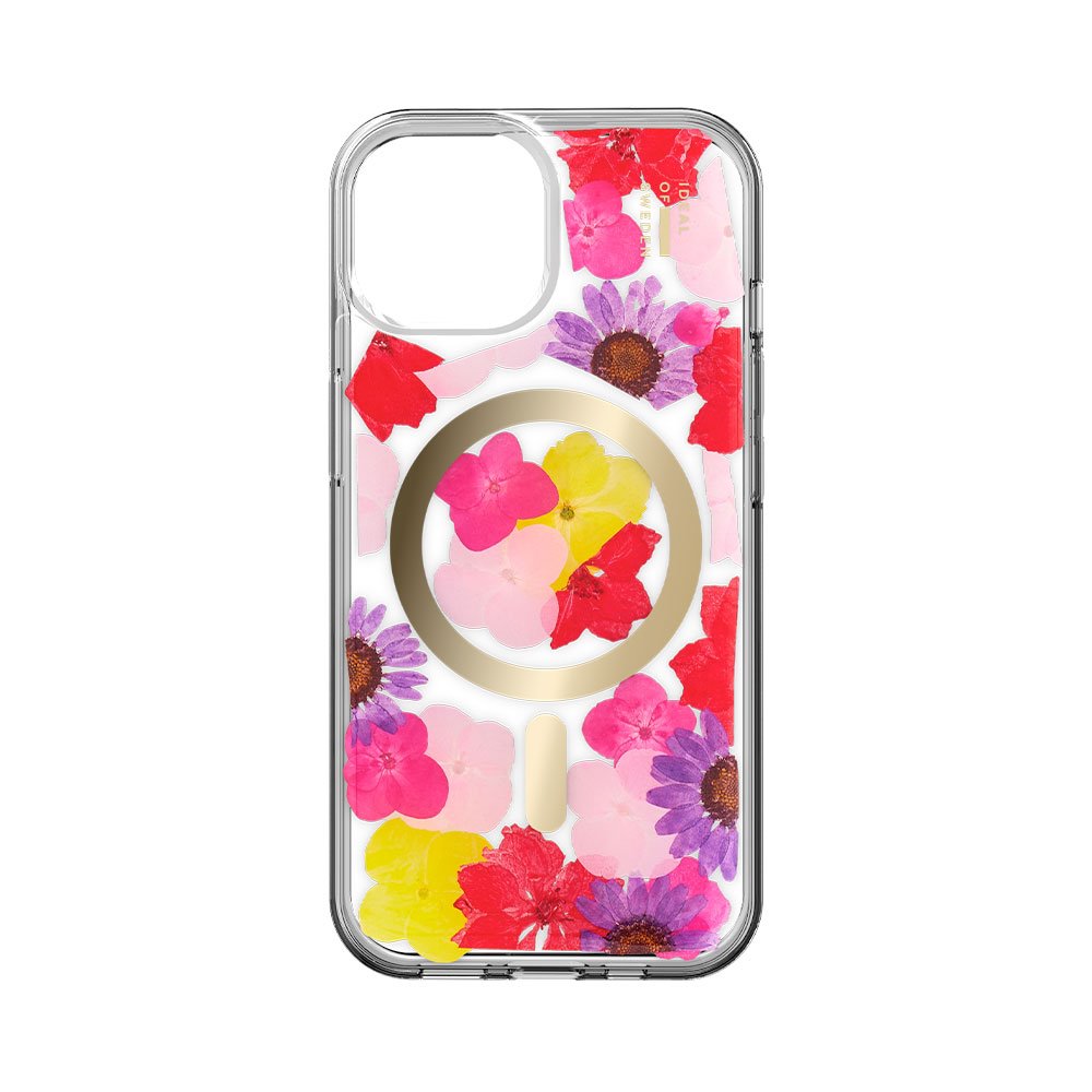 iDeal Fashion Clear Case MagSafe iPhone 13/14/15/16e/17e Tropical Floral IDCLCMS-I2361-622