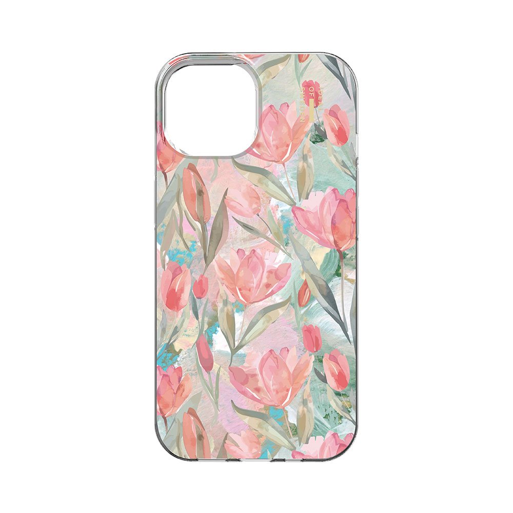 iDeal Fashion Clear Case MagSafe iPhone 13/14/15/16e/17e Tulip Bloom IDCLCMS-I2361-611