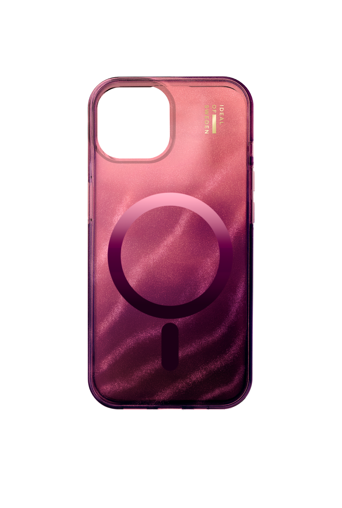 iDeal Fashion Clear Case MagSafe iPhone 13/14/15/ 16e Cherry Lacquer IDCLCMS-I2361-564