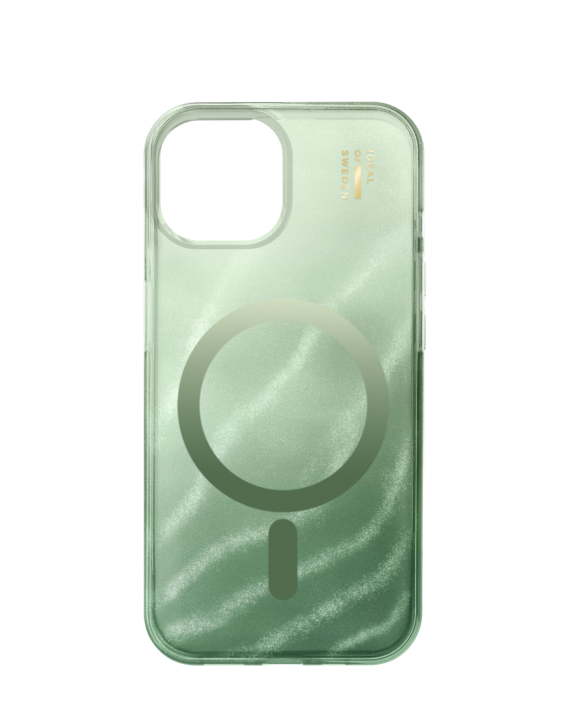 iDeal Fashion Clear Case MagSafe iPhone 13/14/15/ 16e Sage Green IDCLCMS-I2361-419