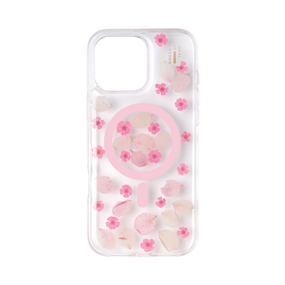 iDeal Fashion Clear Case MagSafe iPhone 16 Pro Cherry Blossom IDCLCMS-I2461P-548