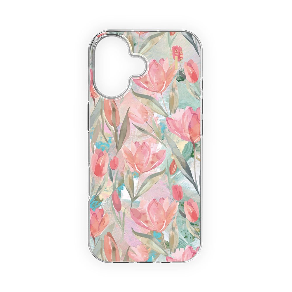 iDeal Fashion Clear Case MagSafe iPhone 16 Tulip Bloom IDCLCMS-I2461-611