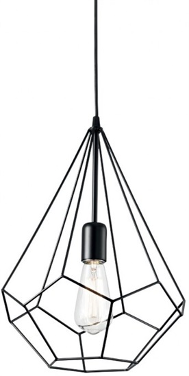 Ideal Lux AMPOLLA-3 SP1 NERO 148175 Zavesne svietidlo 8021696148175