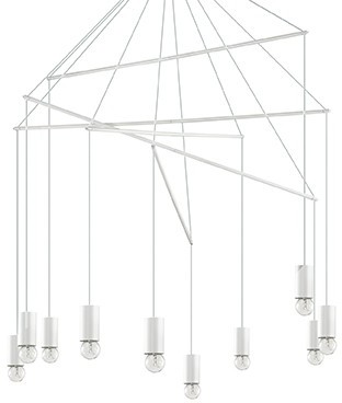 Ideal Lux POP SP10 BIANCO 186801 Zavesne stropne svietidlo 8021696186801