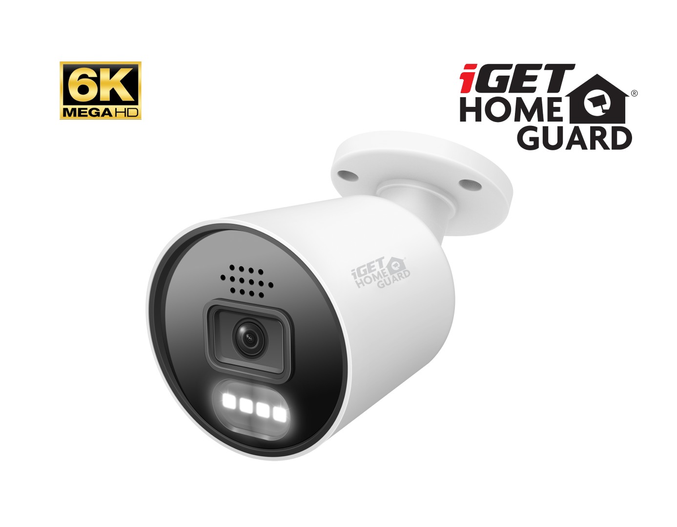 iGET HGNHK942CAM - MegaHD 6K PoE IP kamera, SMART AI detekce, IP67, zvuk, noční přísvit 40m, ONVIF 75020576