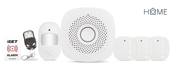 iGET HOME X1 Advanced- Inteligentní Wi-Fi alarm, v aplikaci i ovládání IP kamer a zásuvek, Andr, iOS 75020829