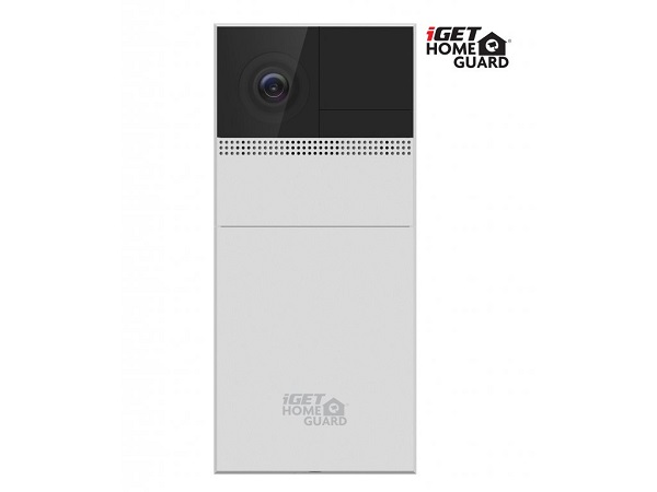 iGET HOMEGUARD HGBVD853 - WiFi bateriový videozvonek, FullHD, obousměrný zvuk, PIR senzor, 6700 mAh