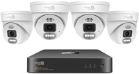 iGET HOMEGUARD HGNVK84804 - kamerový PoE set 2K NVR 8CH + 4x venkovní kamera se zvukem