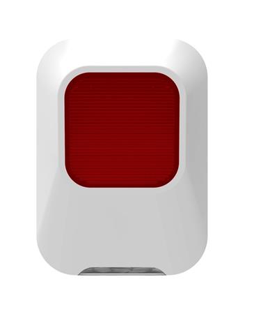 iGET SECURITY DP24 - Bezdrátová bateriová vnitřní siréna 80 dB pro alarm M4. Indikace alarmu pomocí červených L 75020427