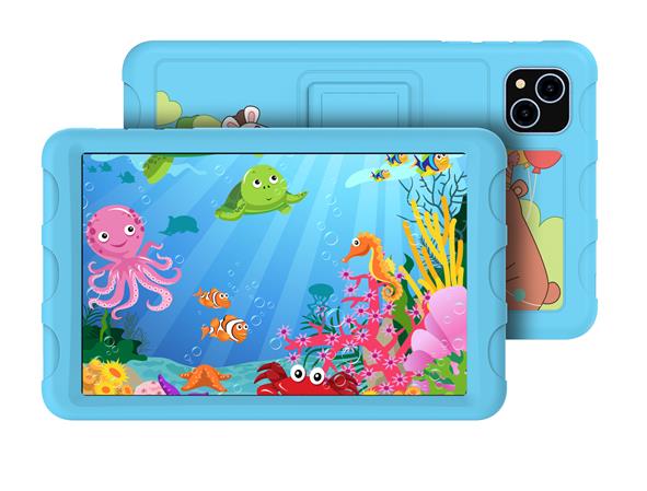 iGET SMART W8 Kids Blue - 8" IPS/1280x800/Octa Core/4GB+64GB/WiFi/BT/4000mAh/Android 14/pouzdro/modrá 84000342