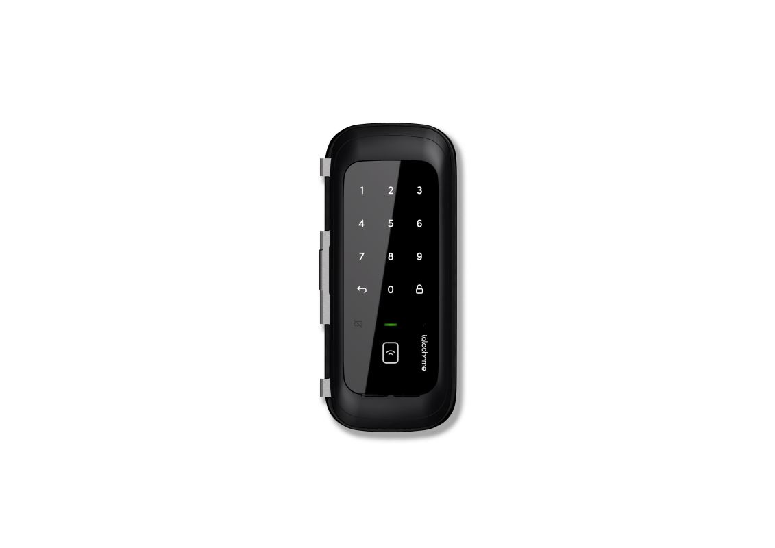 Igloohome Glass Rim Lock - chytrý zámek na skleněné dveře 0712198882459