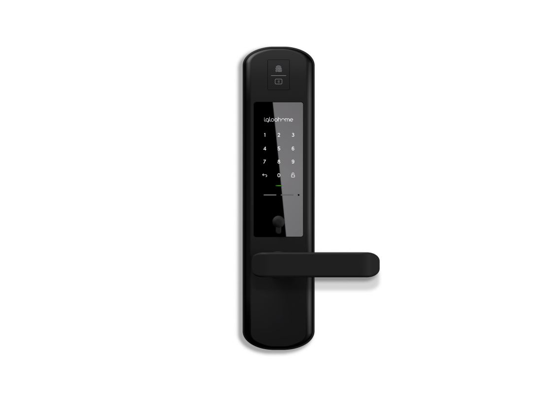 Igloohome Mortise 2+, chytrý zámek s technologií otisků prstů, RFID,PIN kódy, Bluetooth klíče, klíč 0760655030622
