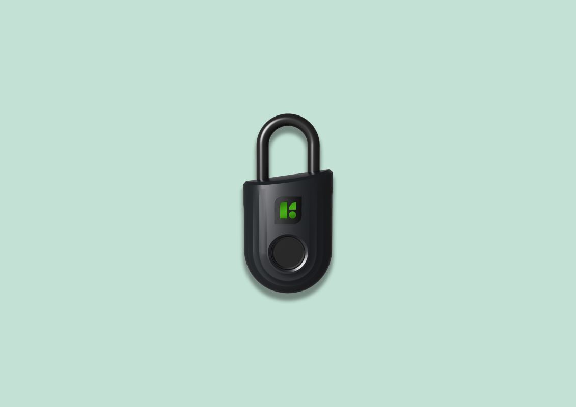 Igloohome Padlock Lite - chytrý visací zámek, otisk prstu, černá 0765855085489