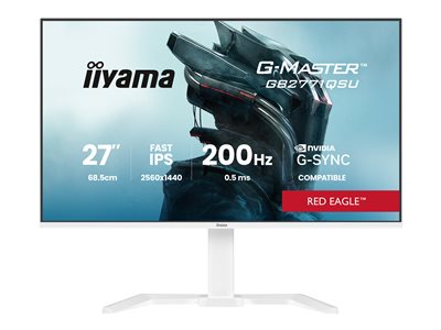 iiyama G-Master/GB2771QSU-W1/27"/IPS/QHD/200Hz/0,5ms/Bílá/3R
