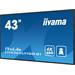 iiyama ProLite LH4365UHSB-B1 - 43" Třída úhlopříčky (42.5" zobrazitelný) displej LCD s LED podsvíce