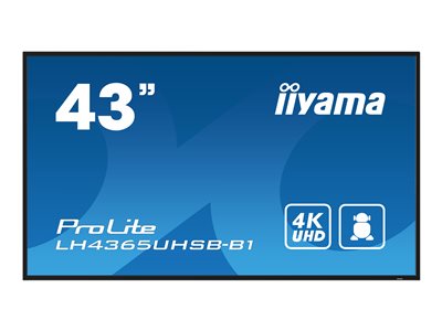 iiyama ProLite LH4365UHSB-B1 - 43" Třída úhlopříčky (42.5" zobrazitelný) displej LCD s LED podsvíce