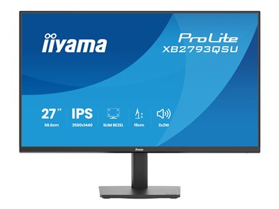 iiyama ProLite/XB2793QSU-B1/27"/IPS/QHD/75Hz/1ms/Černá/3R
