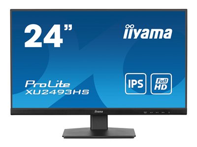 iiyama ProLite XU2493HS-B6 - LED monitor - 24" (23.8" zobrazitelný) - 1920 x 1080 Full HD (1080p) @
