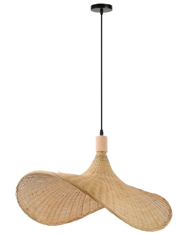 IMMAX BOHO SOMBRERO designové závěsné svítidlo D70cm, E27, přírodní ratan 08289L