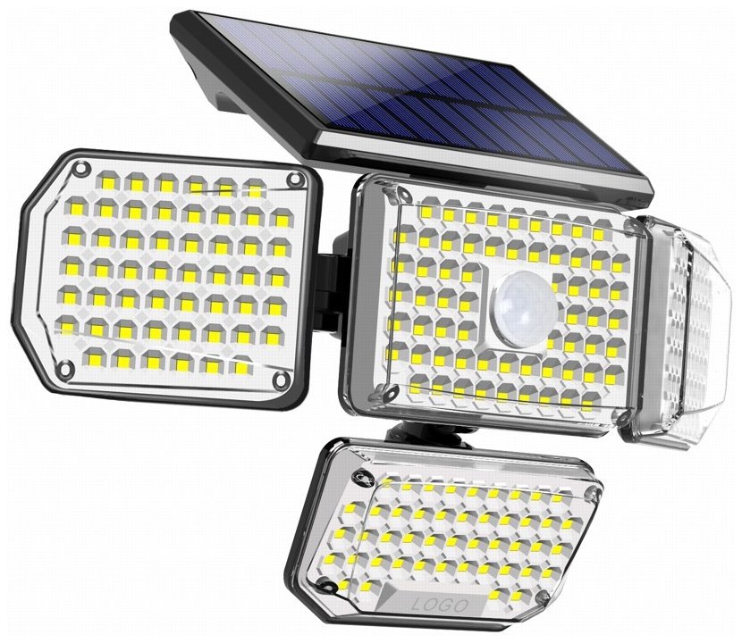 IMMAX CLOVER venkovní solární nástěnné LED osvětlení s PIR čidlem, 5W 08481L
