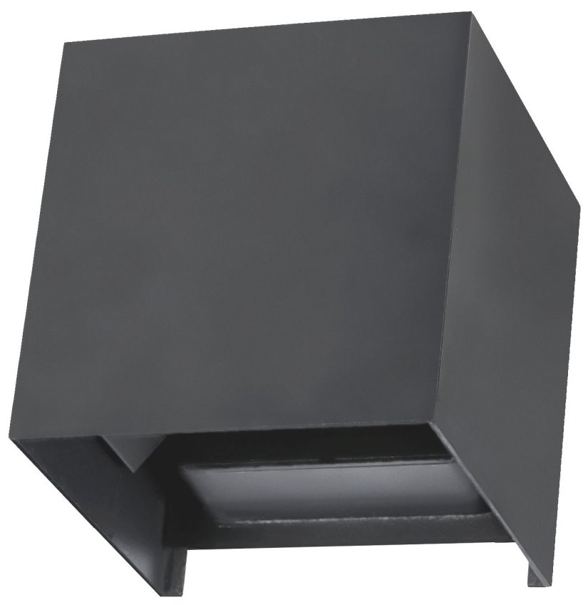 IMMAX DICE venkovní LED osvětlení nástěnné, 6W, 340lm, IP65, antracit 08510L