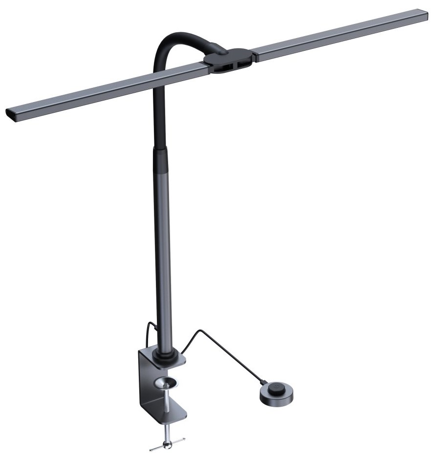 IMMAX LED Iineární lampička na monitor OFFICE/ 950lm/ CCT/ stmívatelná/ externí ovládací tlačítko/ černo-šedá 08995L