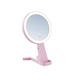 IMMAX LED kosmetické zrcátko SWEET Make up/ oboustranné/ 10x zvětšovací/ CCT/ stojánek na mobil/ růžové 09102L