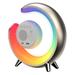 IMMAX LED noční lampička PEACOCK s hodinami/ RGB světlo/ 20W/ 400lm/ 5V/2,1A/ USB port/ zlatá 08981L