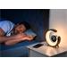 IMMAX LED noční lampička PEACOCK s hodinami/ RGB světlo/ 20W/ 400lm/ 5V/2,1A/ USB port/ zlatá 08981L