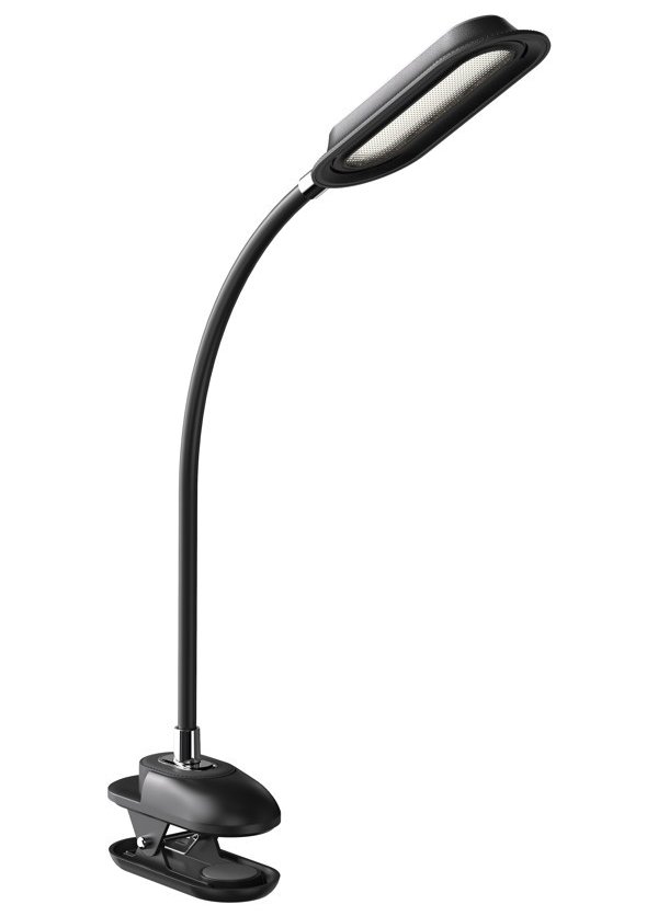 IMMAX LED stolní lampička CLIP/ 7,5W/ DC 12V/1A/ CCT/ IP20/ černá 08998L