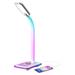 IMMAX LED stolní lampička GAMER RGB/ Qi nabíjení/ RGB/ 250lm/ 5V/2,1A/ USB výstup/ bílá 08988L