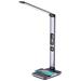 IMMAX LED stolní lampička HERON NEW/ Qi nabíjení/ 8,5W/ DC 12V/2A/ stmívatelná/ sklápěcí rameno/ stříbrná 09105L