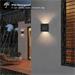 IMMAX LUXLINE venkovní LED nástěnné osvětlení, 6W, 3000K, 240V, IP54, černé 08520L