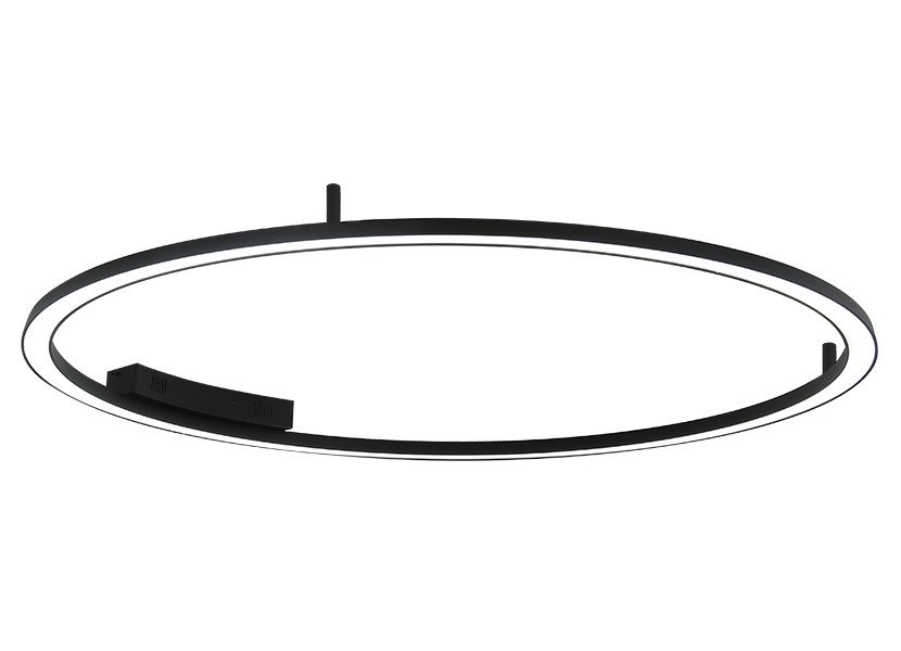 IMMAX NEO FINO SMART nástěnné + stropní svítidlo černé 120cm 72W 4752lm, Zigbee 3.0 s DO, TUYA 07246-120