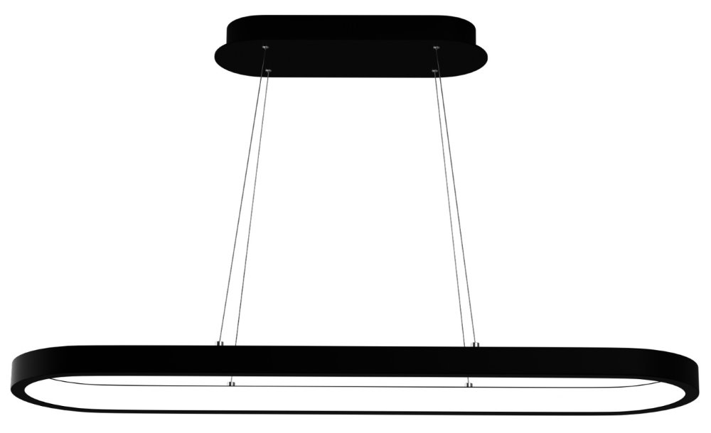 IMMAX NEO HIPODROMO Smart závěsné svítidlo 120x30cm 42W černé 07078L