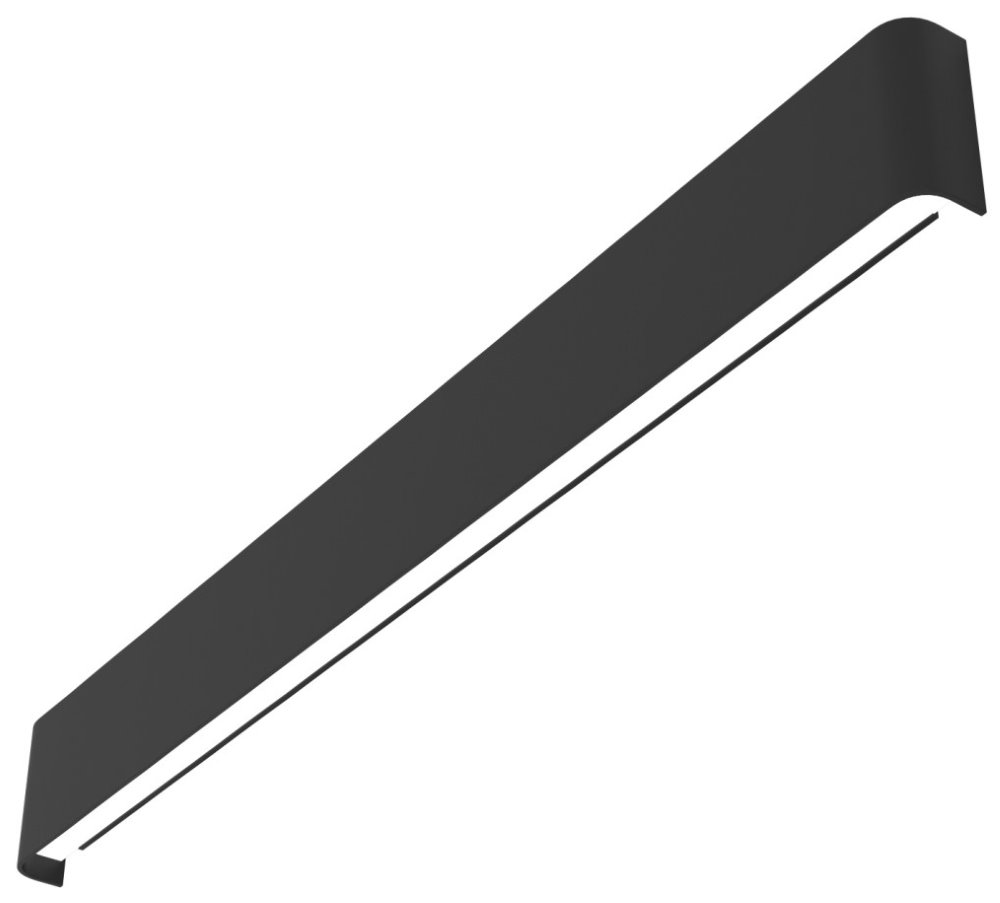 IMMAX NEO LÍNEA Smart nástěnné svítidlo 76cm 40W černé Zigbee 3.0 07137-B