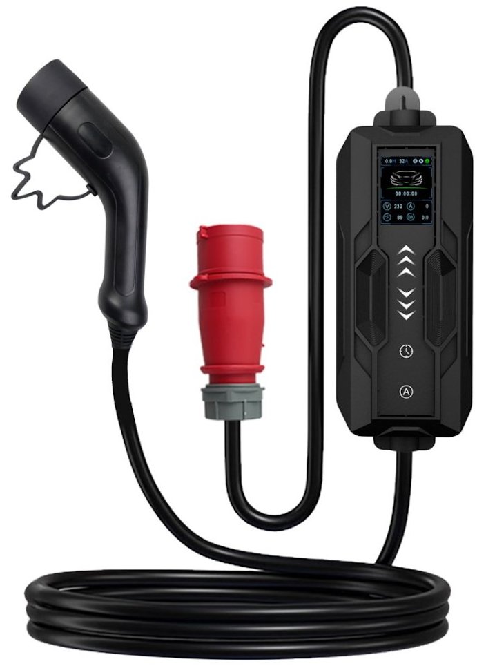 IMMAX NEO LITE cestovní nabíjecí stanice pro elektromobily EV/PHEV AC Type 2, 11kW, TUYA NSE004