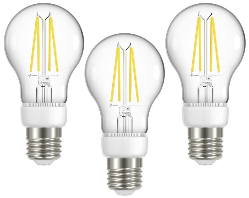 IMMAX NEO LITE SMART sada 3x filamentová žárovka LED E27 7W teplá, studená bílá, stm, Wi-Fi, TUYA 07713C