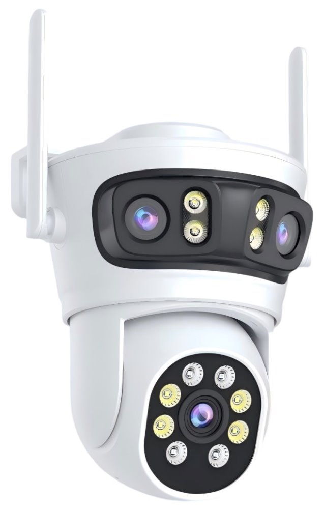 IMMAX NEO LITE SMART Security venkovní kamera TRIPLE 355° 90° P/T, Wi-Fi, IP65, ONVIF, 2MP+2MP+2MP, TUYA 07823L