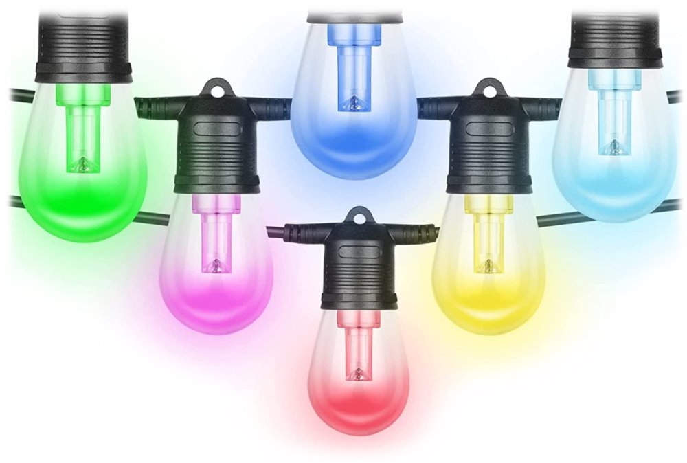 IMMAX NEO LITE SMART venkovní dekorační řetěz girlanda 15W, Wi-Fi, RGB+CCT, IP65, TUYA, 15m 07900L