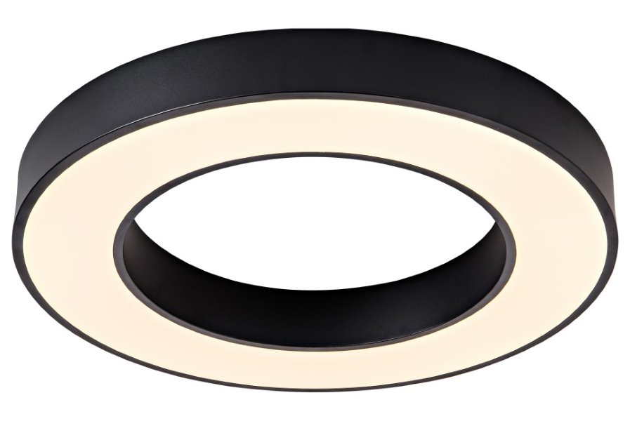 IMMAX NEO PASTEL SLIM SMART stropní svítidlo 60 x 7cm 53W černé Zigbee 3.0, TUYA 07209L