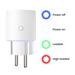 IMMAX NEO SMART chytrá vnitřní zásuvka THIN bez kolíku (typ F)/ IP20/ LED podsvícení/ RGB/ Wi-Fi/ LIDL/ TUYA 07813L
